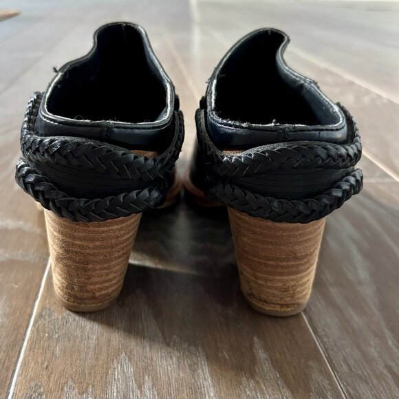 Dolce Vita DV8 Women's Size 8 Black Heeled Western Style Mules - Picture 5 of 7